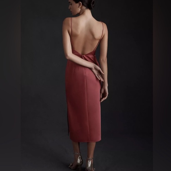 BHLDN silk charmeuse slip dress - Picture 2 of 6